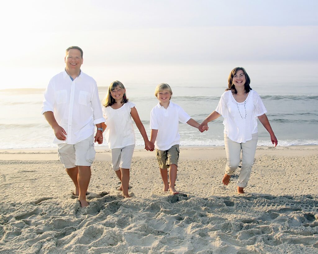 Beach portraits at the shore