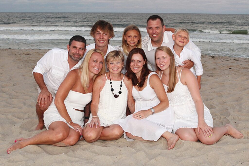large group family photos new jersey beach